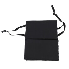 Fußstütze für Rollstuhl, 16x20x1in, gepolstert, schwarz