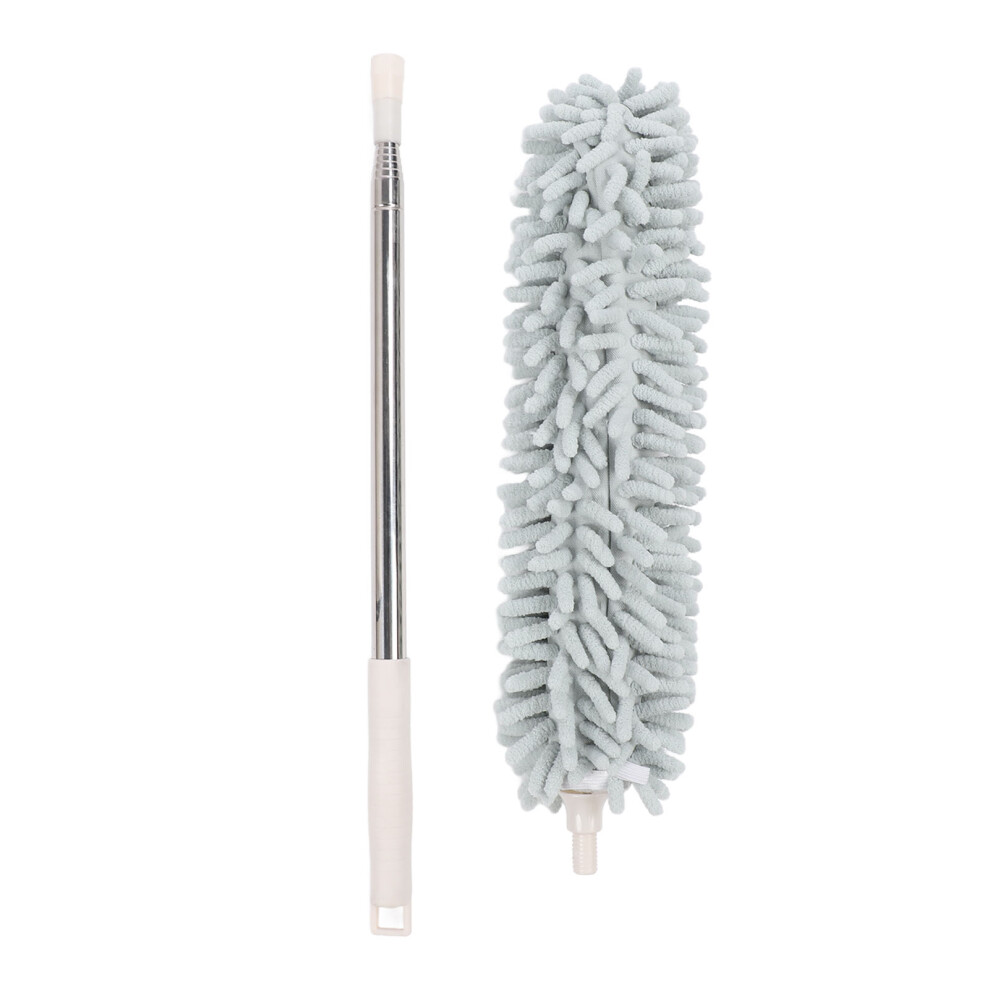 Retractable Chenille Dust Duster with Telescopic Pole for Ceilings