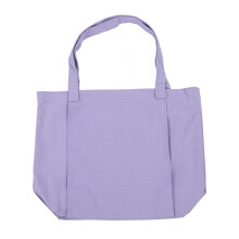 (Purple) Canvas Yoga Mat Bag Lightweight Large Capacity Shoulder Gym Bag Black
