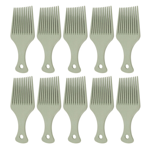 10Pcs Wide Tooth Comb Ergonomic Hair Styling