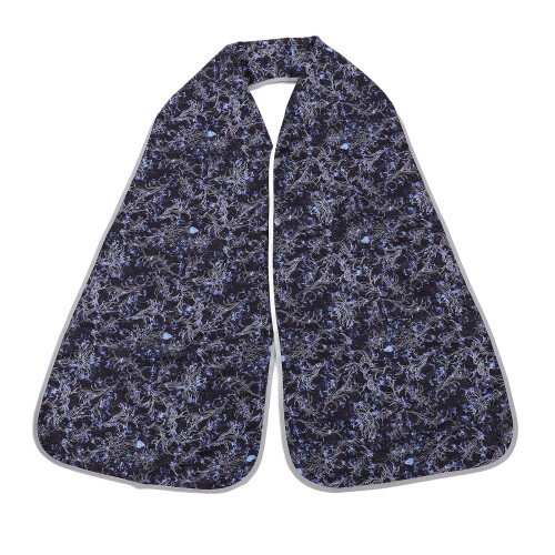 (A01) Baviera Reversibile Antimacchia Sciarpa Protettore Anziani A01