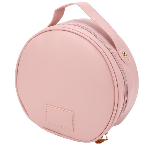 Ronde Waterdichte Makeuptas Roze 2