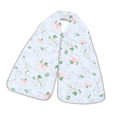 Doppelte Ölabweisende Schnallen-Bib mit Blumenmuster 1