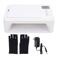 (US Plug) 288W Nagellamp met Handkussen 4 Timer UV Gel Licht US Stekker