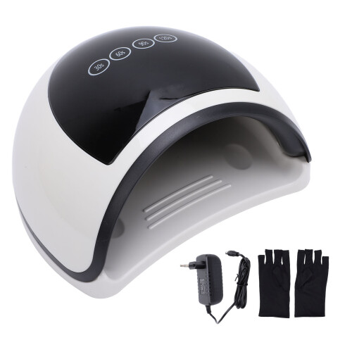 (EU Plug) 96W UV LED Nail Lamp 39 Chips 4 Timers Auto Sensor