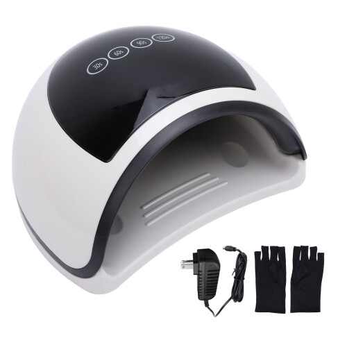 (US Plug) 96W UV LED Nail Lamp 39 Chips 4 Timers Auto Sensor
