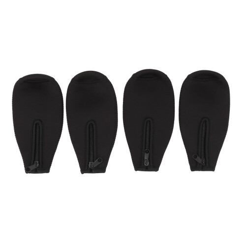 4 Pack Thick Neoprene Beer Bottle Insulator Sleeve Zip Up Jacket