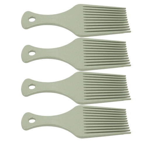 10Pcs Wide Tooth Comb Ergonomic Hair Styling 2