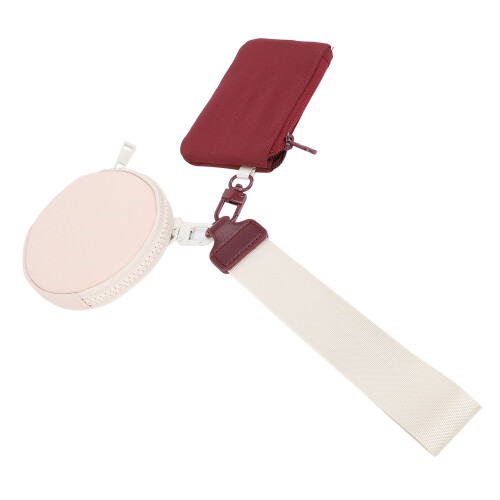 Dual Pouch Keychain Wallet for Keys & Cards 2