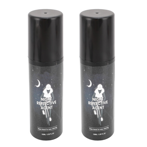 2x100ml Reflective Glow-in-Dark Spray Paint 2