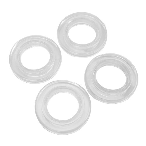 4 Stk Paraplugat Ring Plug Set Transparant Krasbeschermer 2
