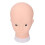 Bald Mannequin Head PVC Realistic Skin Makeup 1