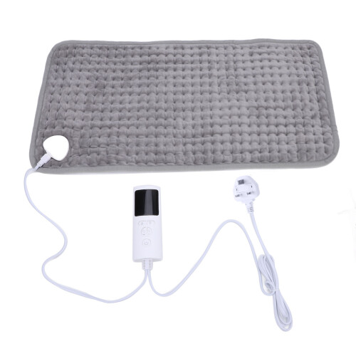 (GB Plug 220‑240V) Electric Heating Pad 9-Gear Temp Control