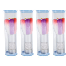 4pcs Nail Art Dust Remover Brush Multifunctional Makeup Manicure Tool
