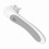 (White) Pulitore Pennelli 3 Vel USB Ricaricabile Bianco 2