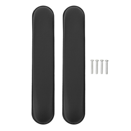Universal Rollstuhl-Armauflage PU-Leder 10cm Loch