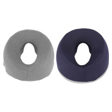 2PCS Memory Foam Massage Bed Pillow Face Down for Beauty Bed