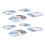 (G42) 8pcs Reusable Nursing Pads 12cm Leakproof 5