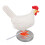 3D Chicken Egg Night Light USB White 3