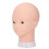 Bald Mannequin Head PVC Realistic Skin Makeup 3