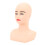 Female Bald Mannequin Head PVC Makeup Practice Doll 4