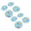 (G47) 8pcs Reusable Nursing Pads 12cm Leakproof 3