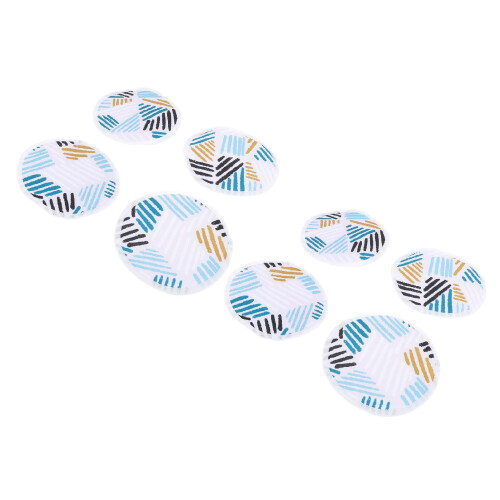 (G42) 8pcs Reusable Nursing Pads 12cm Leakproof 1