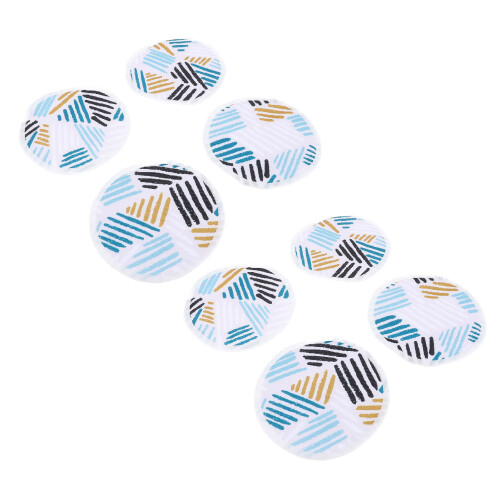 (G42) 8pcs Reusable Nursing Pads 12cm Leakproof 2