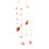 4pcs Rose Gold Star Circle Wedding Party Garlands 2