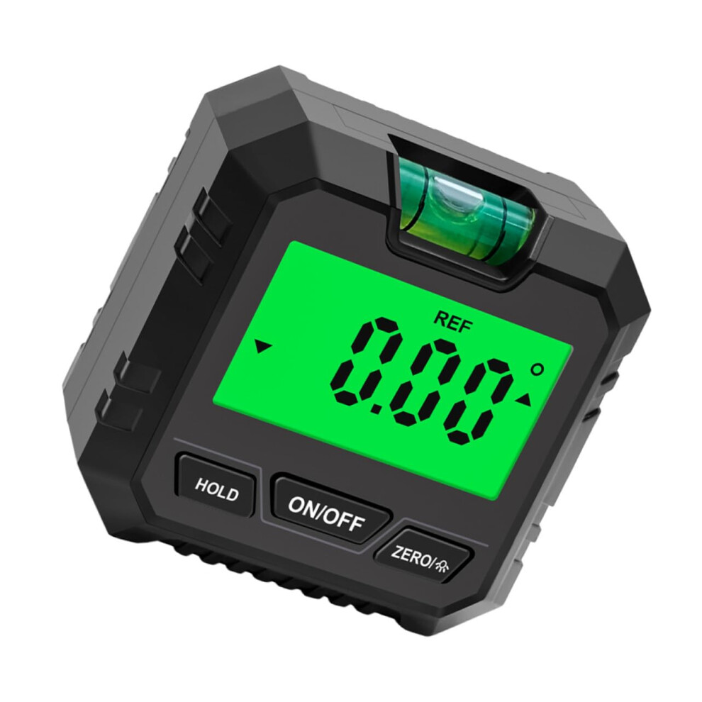 Magnetic Digital Angle Inclinometer Protractor With Lcd Display Built-In Magnet Data Hold Slope Gauge 9067246414849