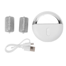 Rechargeable Electric Foot Callus Remover with 2 Heads