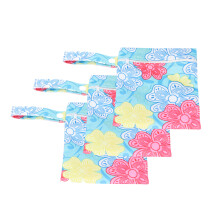 (T07) 3pcs Waterproof Reusable Cloth Diaper Bag Travel