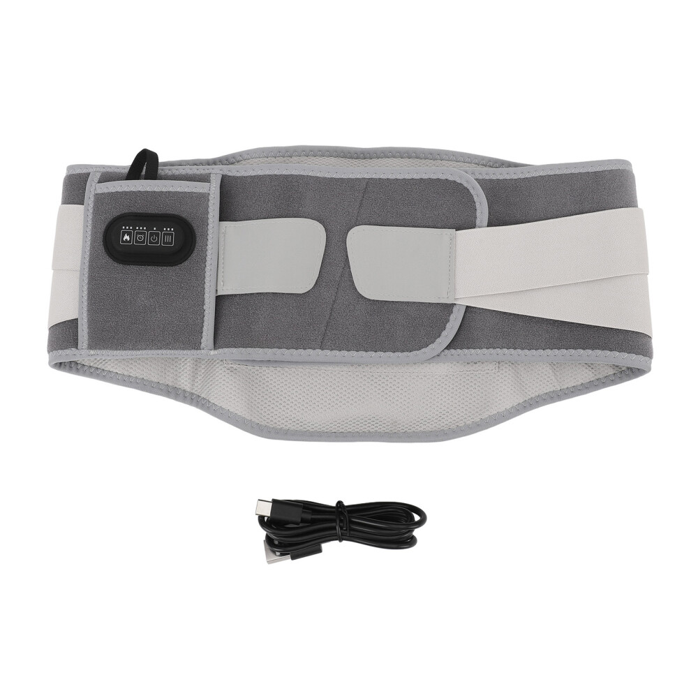 Electric Heating Waist Belt Carbon Fiber Back Brace Vibration
