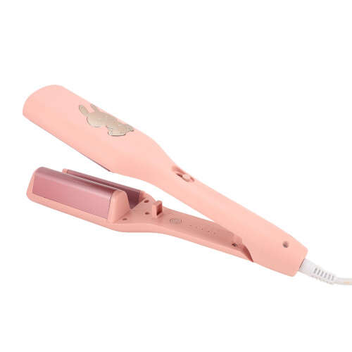(US Plug) 32mm 2-Barrel Deep Waver Crimper Ceramic EU Plug 1