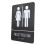 Braille-WC-Schild aus Edelstahl, 20x15 cm 3