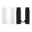 Lady Half Finger Sunscreen Sleeve Lace Breathable UV Black 3
