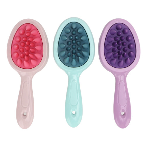 3PCS Double Sided Massage Shampoo Brush