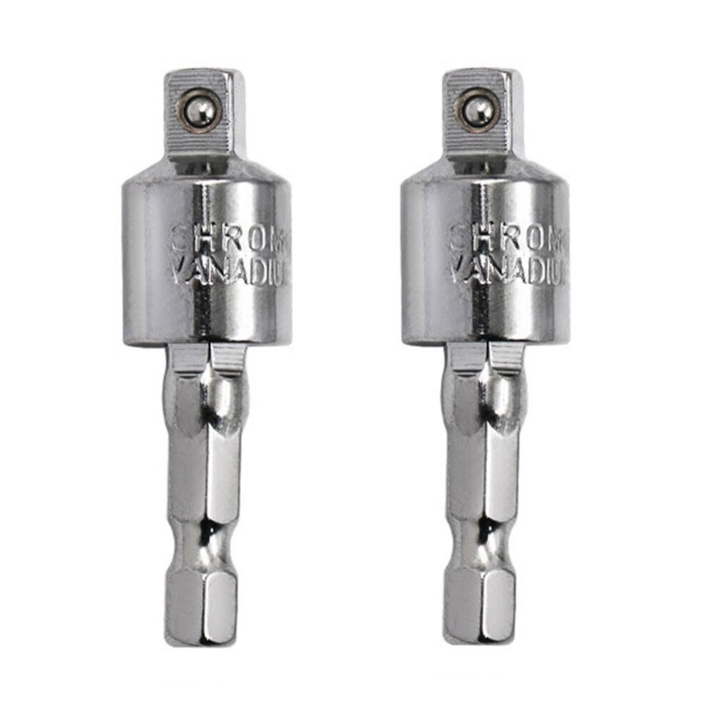 Impact Socket Drill Sockets Adapter Sets - 2-Piece Socket To Drill Adapter, Reducer For Impact Driver 9105992798162