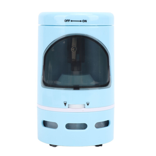 (Blue) Electric Pencil Sharpener w/ Handheld Vacuum Pink 1