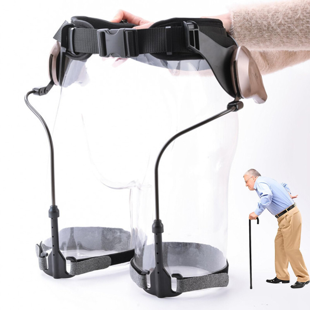 Ergonomic Power Walking Aid, Adjustable Lower Limb Rehabilitation Trainer, Home Rehab Equipment, Lightweight Walking Aid