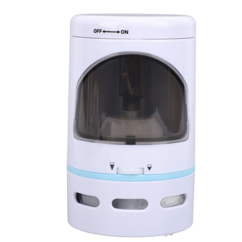 (White) Electric Pencil Sharpener w/ Handheld Vacuum Pink 1