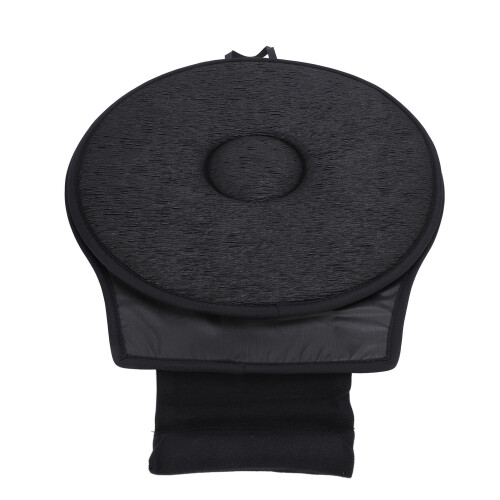 (Black) Cuscino girevole 360 memory per auto anziani 1