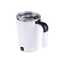 Practical Travel Mug with Intelligent Temperature Control, Automatic Stirring, One Size Portable Coffee and Protein Shake Cup