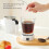 Practical Travel Mug with Intelligent Temperature Control, Automatic Stirring, One Size Portable Coffee and Protein Shake Cup 3