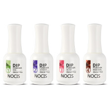 NOCIS Dip Powder Base Top Coat Activator Brush Saver 20ml*4