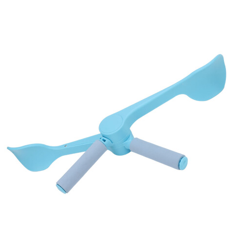 (Blue) Portable ABS Cotton Arm Exerciser Shoulder Back Toner 1