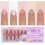 5 Colors Soft Gel Nail Tips Pre-applied Base Coat 15 Sizes DIY 1
