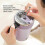 Practical Travel Mug with Intelligent Temperature Control, Automatic Stirring, One Size Portable Coffee and Protein Shake Cup 4