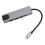 5-in-1-Type-C-Hub: 2xUSB 3.0, 4K@30Hz, RJ45, PD 1