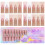 5 Colors Soft Gel Nail Tips Pre-applied Base Coat 15 Sizes DIY 4